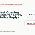 Best Opening Lines for Safety Notice Replys