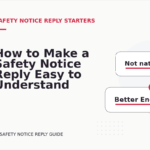 How to Make a Safety Notice Reply Easy to Understand