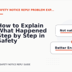 How to Explain What Happened Step by Step in Safety Notice Reply English