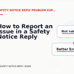 How to Report an Issue in a Safety Notice Reply