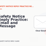 Safety Notice Reply Practice: Email and Message Examples