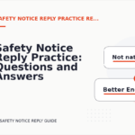 Safety Notice Reply Practice: Questions and Answers